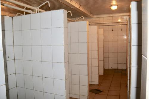 A selection of shower rooms from the dormitories of the Ukrainian State University of Food Technolog