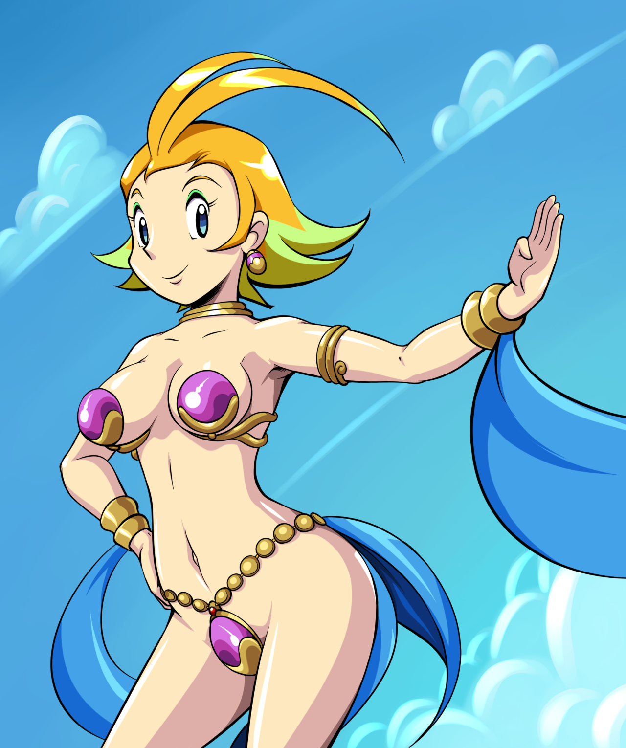 thepepspeeps:  Sky’s Mom from Shantae Pirate Curse. Commission for Anon   &lt;