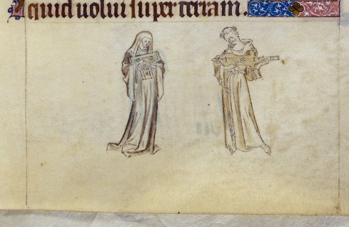 Illustrations from the Queen Mary Psalter, England, 1310-1320