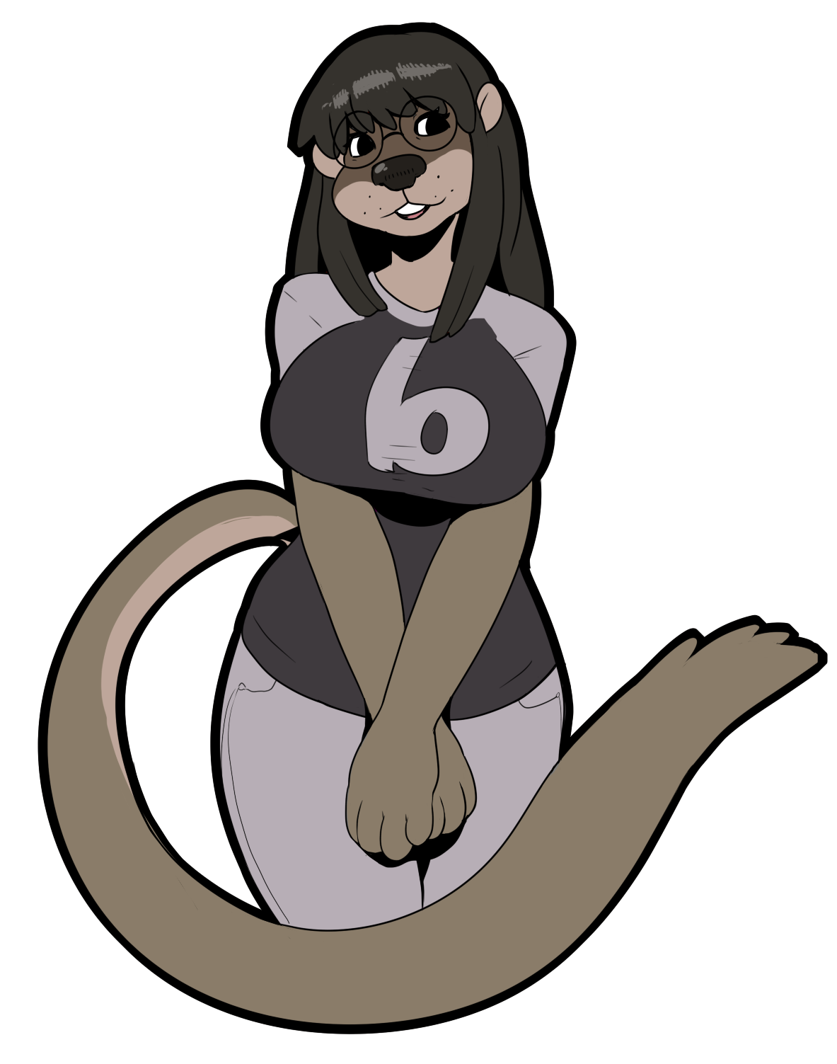 lemonfontart:  For Blackshirtboy   this is so dang cute I CAN’TT u T