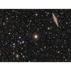 NGC 891 vs Abell 347 #nasa #apod #galaxies