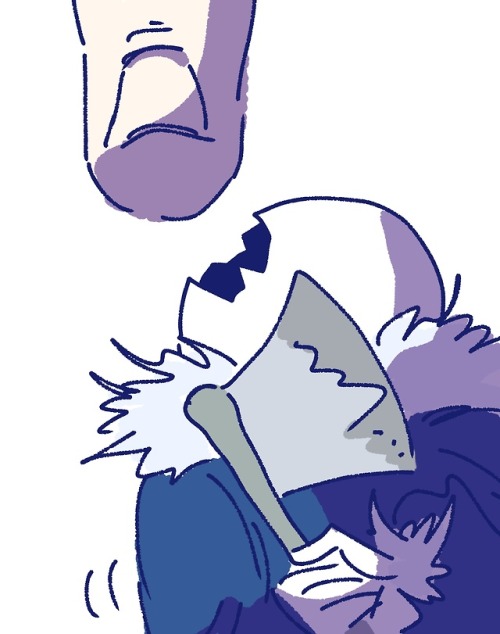 Careful when you touch him
