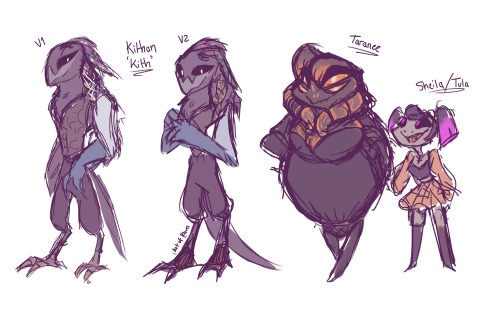  Some silly little character designs I’ve been playing around with… Just a couple varia