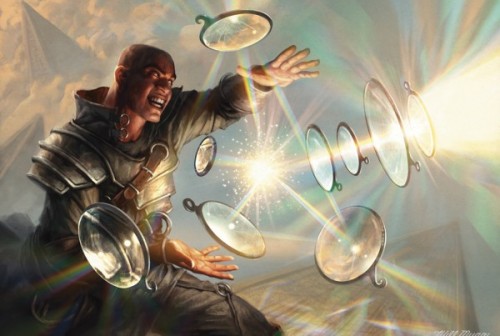 mtg-realm:Magic: the Gathering - Good, Better, Best Reflector Mage (Oath of the Gatewatch Uncommon