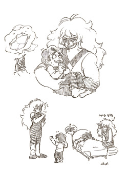 journ-loves-su: subarkindeyo:   (※Spoilers) What if Jasper know Steven was a diamond    