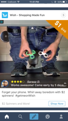 shameshack:  I dunno about you boys, but when I buy a fidget spinner, I buy it from the guy on the johnSome say no one has ever seen the face of the Bathroom Fidget Spinner Peddler 