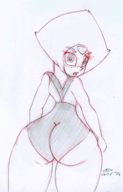 neronovasart:  “Stop staring at it you clod!, its not that big…”Just some nice peributt sketch   Peri booty &lt;3 &lt;3 &lt;3