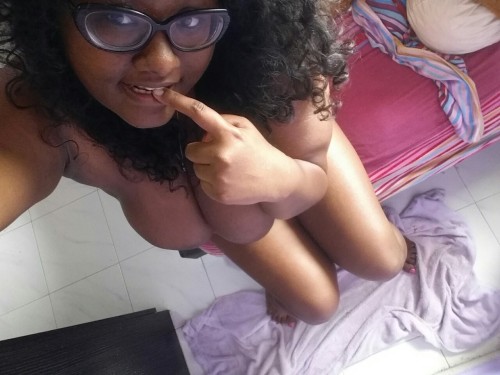 chocobabydolly:  Good Morning  daddy…can you tell how much i need to get fucked hard with your big dick by how puffy my chocolate kitty is hmm daddy?
