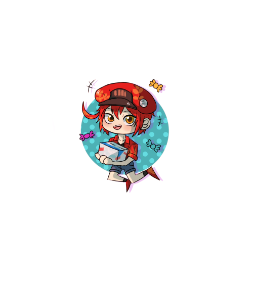 some Cells at work keychain designs I did!!