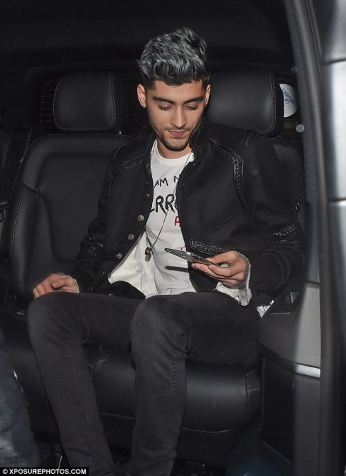Zayn out in London - October 29, 2015