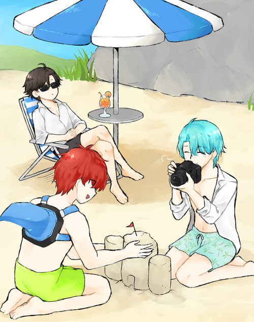 puwey - RFA at the beach!️ I wish I could join them（*´▽｀*）…