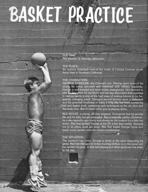 From BASKET PRACTICE (1978) Model is George Conover