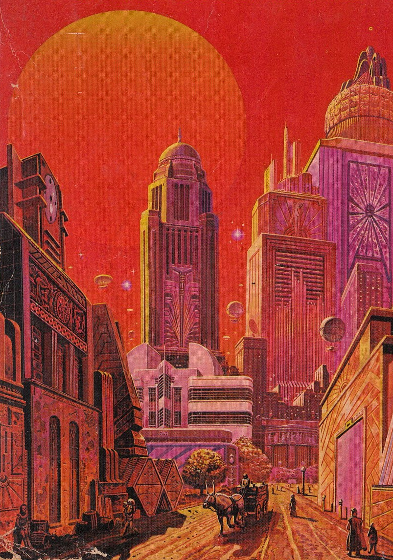 pyramaze:  Redworld by Charles L. Harness. Cover by Angus McKie. 