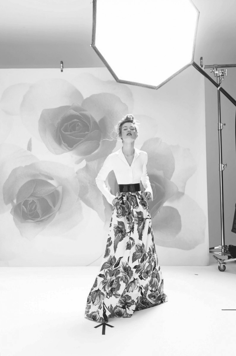 blackandwhitemodel:  Sweet Spring- Jac Jagaciak + Ginta Lapina Pose for Neiman Marcus’