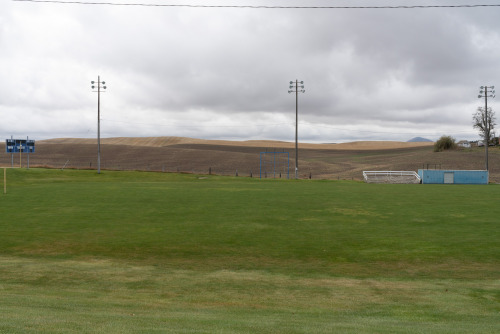 High school football field.Washington State.www.jimroche.ca