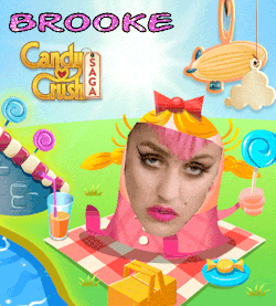 toomanykids:  Brooke Candy Crush Saga