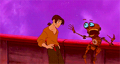 disneydailly:  Every Disney Film: Treasure Planet (2002)  «Now, you listen to me, James Hawkins. You got the makings of greatness in you, but you got to take the helm and chart your own course. Stick to it, no matter the squalls! And when the time comes