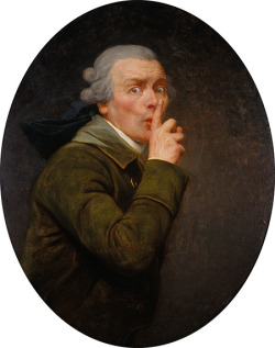 Joseph Ducreux, Le Discret, c. 1791, oil