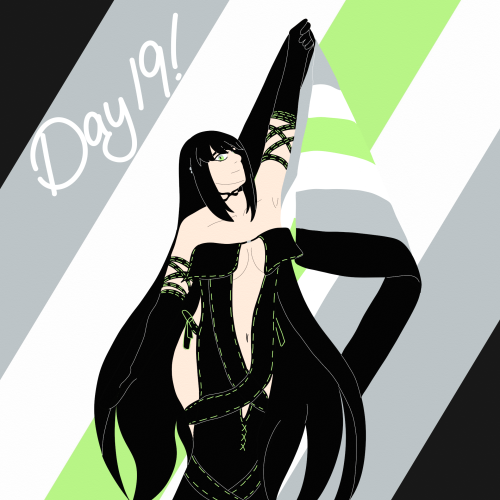 drawing a pride fate headcanon per day: day 19 - consort yu!