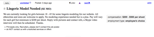 thelingerieaddict:  Lately, I’ve been made aware of something very disturbing, and, to be perfectly honest, downright sickening. Someone who goes by the name Tom Slew (Skype Name:  tom.slew1), is pretending to be affiliated with The Lingerie Addict