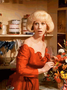 theworsehetreatsme:Audrey’s Outfits in Little Shop of Horrors (1986)