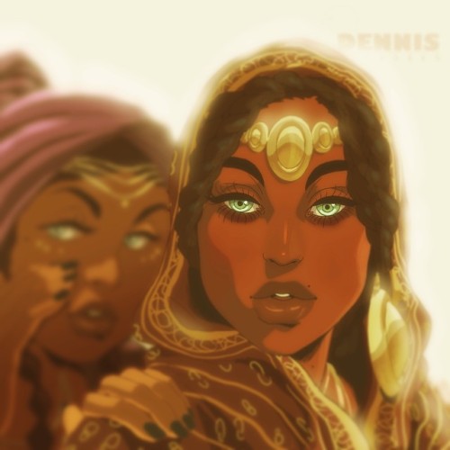 dennisartworks: The Princess of Sudan. To order prints, click the link below: tinyurl.com/den