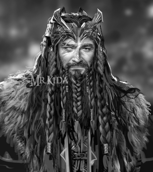 mrkida-art:  Kili, son of Dís. The King under the Mountain and the ruler of Durin’s Fol