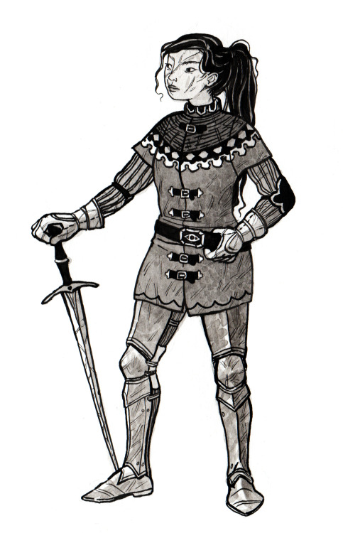 sterlingsundries:A lady knight~