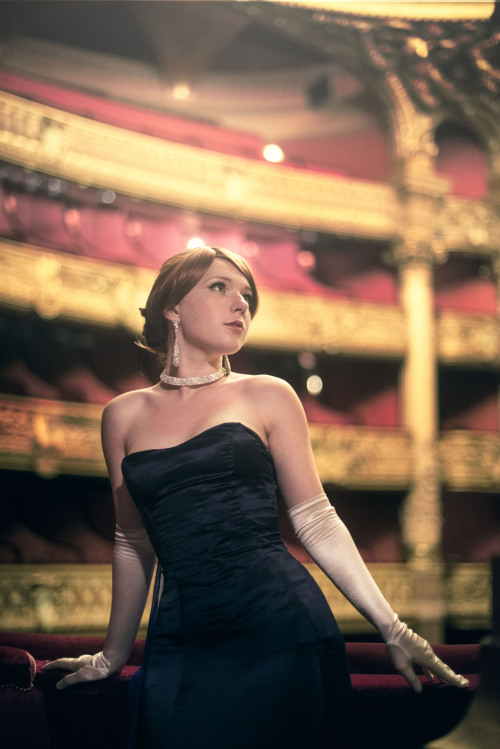 enilokin:  Grand Duchess Anastasia of RussiaCosplay done by me (Enilokin Cosplay)Photoghraphy by SilasI love these pictures beyond belief! I still can’t get over the fact that I was allowed to have this photoshoot inside the actual Opera in Paris!