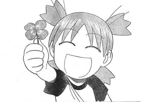 Pretty pic from manga yotsuba ___ manga ( yotsuba&! )