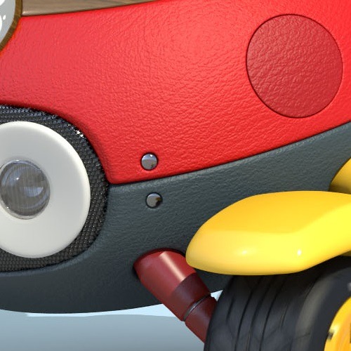 dannymcgee:  Sweet jeebus, just look at the texture on these things. I know this isn’t in game quality, but these actually look like photo realistic plastic children’s cars.  