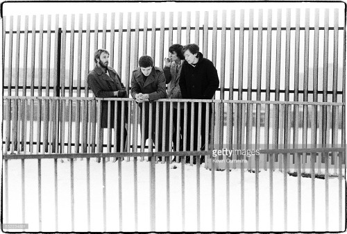 oldfarmerbillswife:  Joy Division, 1979. [Kevin Cummins]Man, this is a fantastic shot of all of them. They all look so great.