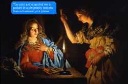 ifpaintingscouldtext:  Matthias Stom | The Annunciation | Early 17th Century