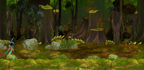 2 of the 3 backgrounds I&rsquo;m working on for a side-scrolling indie game.Animations were done by 