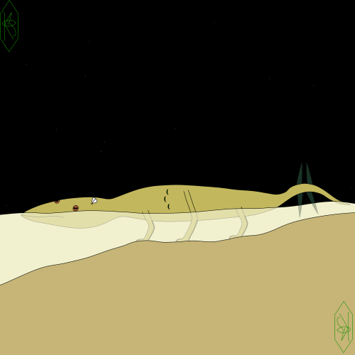 Kleptosuchus, More Commonly Called Desert Webbedpaws, Are Seelenlos Which Wander In And Around Bodies