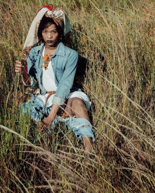 blackfashion: Out of the ground we grew. Queer roots in African soil. Shot by- IG: @comfo_myambo Mod
