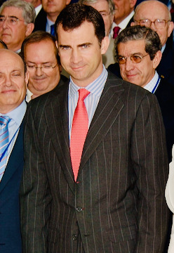 Through the Years → Felipe VI of Spain (462/∞)
10 June 2005 | Crown Prince Felipe and his wife Princess Letizia attend the closing day of the Spanish Save Banks Council at “Palacio Municipal de Congresos” in Madrid, Spain. (Photo by Carlos Alvarez/Getty Images) #Prince Felipe #Prince of Asturias  #King Felipe VI #Spain#2005#Carlos Alvarez#Getty Images #through the years: Felipe