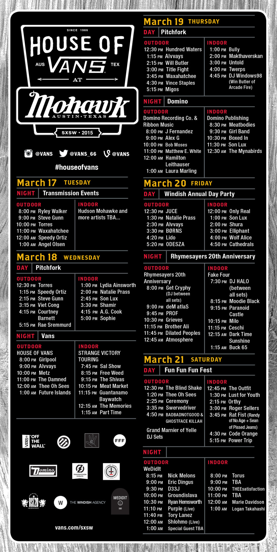 house of vans sxsw