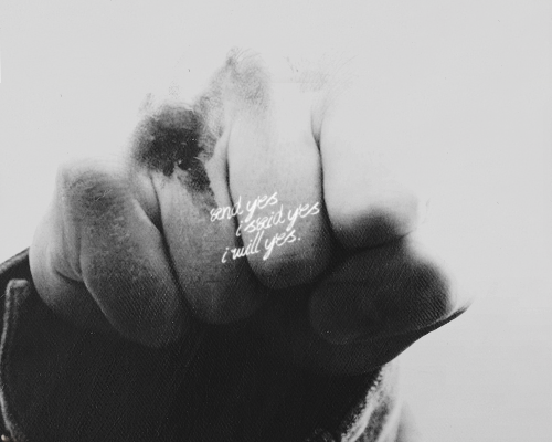 I asked him with my eyes to ask again. | ULYSSES