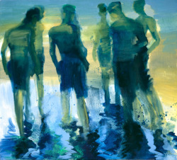  Rainer FettingConspiracy by the Sea, 2011Oil on jute, 190 x 210 cm 