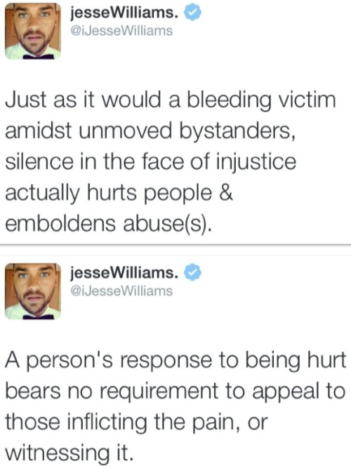 marvelousmission:  Jesse Williams went all in on twitter. Follow him, like now. 