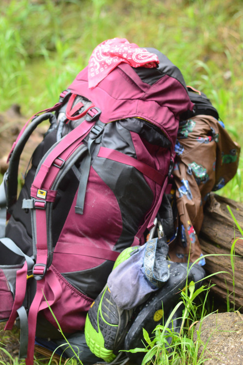 The PacksEarly June of 2015 my man and I took our 2 year-old son on a 3-day hike in the Bigelow Pres