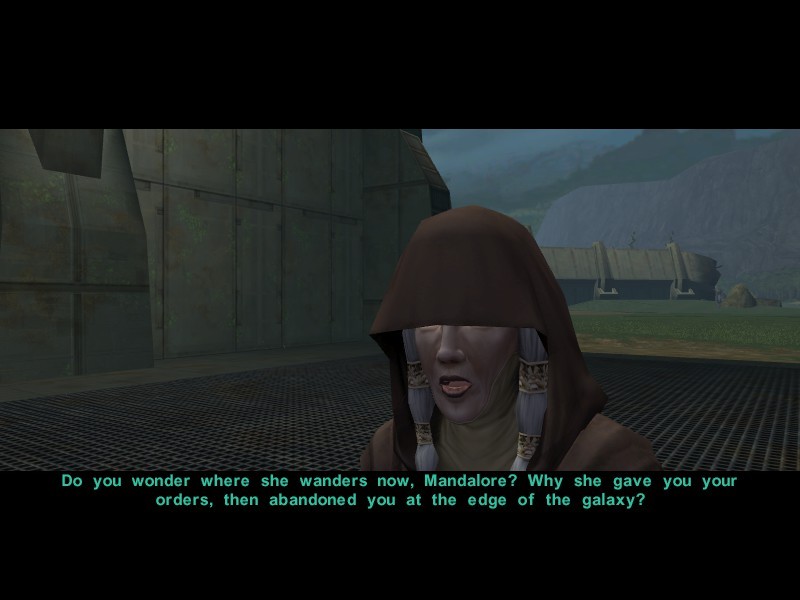 zorabioz:  this cutscene gets me every time. kreia just cuts into him like it’s