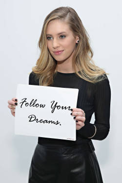 Dylan Penn. ♥  Follow your dreams. Oh and