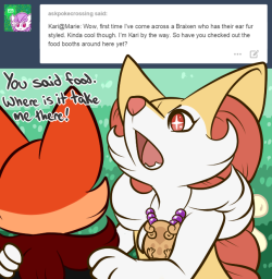 Askmodelsylveon:  Marie: We Can Talk Beauty Tips On The Way[ Askpokecrossing ]  X3!