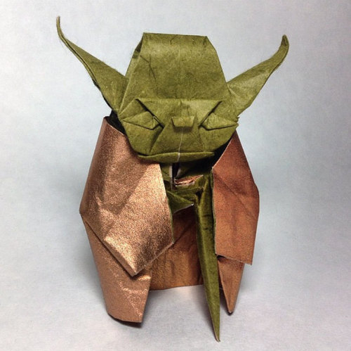 designwrld:                                  Origami Sculptures by Robby Kraft 
