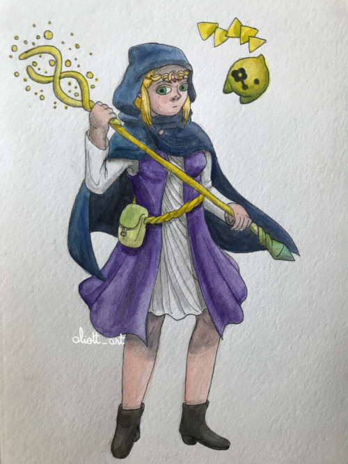 Just A Little Zelda From Echoes Of Wisdom ! I Actually Started Drawing It Before The Game Was Released,