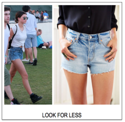 Thesiteofstyle:  Sofia Richie Wearing The Res Denim Kitty Cutoff Shorts ($88) –