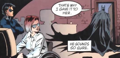 comicsideblog:it’ll be a long night for the girl.batman #569