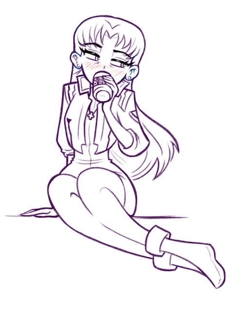Hey let me know if you&rsquo;re tired of Misato, I could do this forever